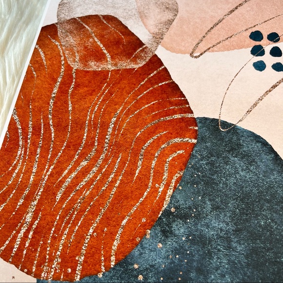 Modern Abstract Shape Wall Art Poster Print UNFRAMED. - Picture 9 of 11